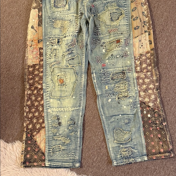 Magnolia Pearl Washed Side Stripe Jeans Free People - Picture 6 of 16